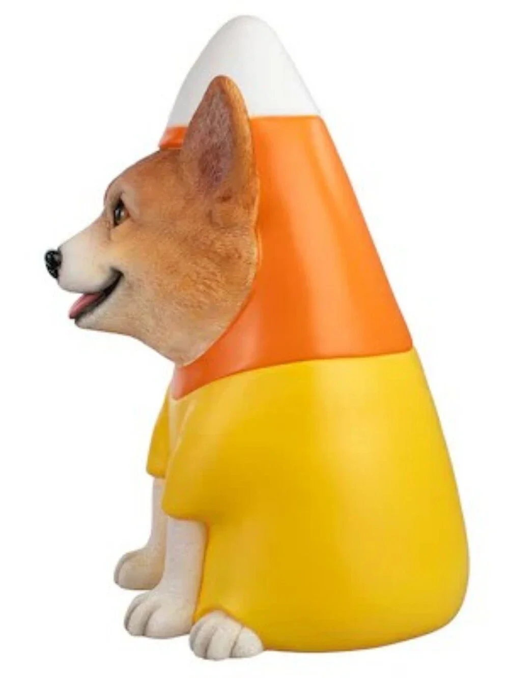 Corgi Lighted Candy Corn Halloween Decor New